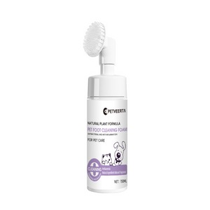 Nettoyer de patte de chien en mousse sans eau