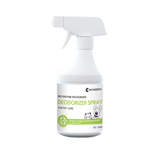 Spray d'éliminateur des odeurs de animaux de compagnie bio-enzymatique